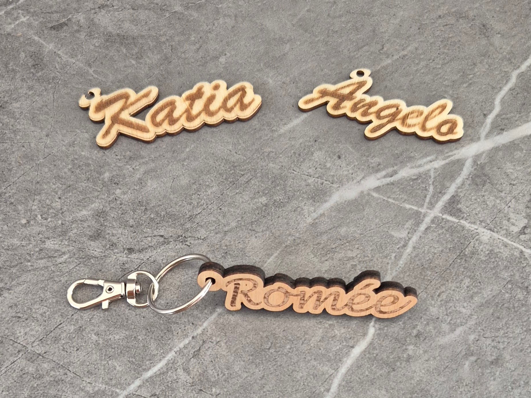 Sleutelhanger volledige naam