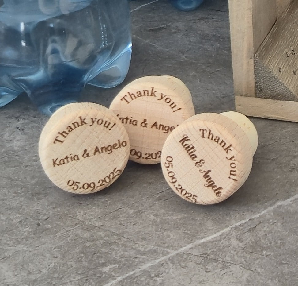 luchtdichte houten dop