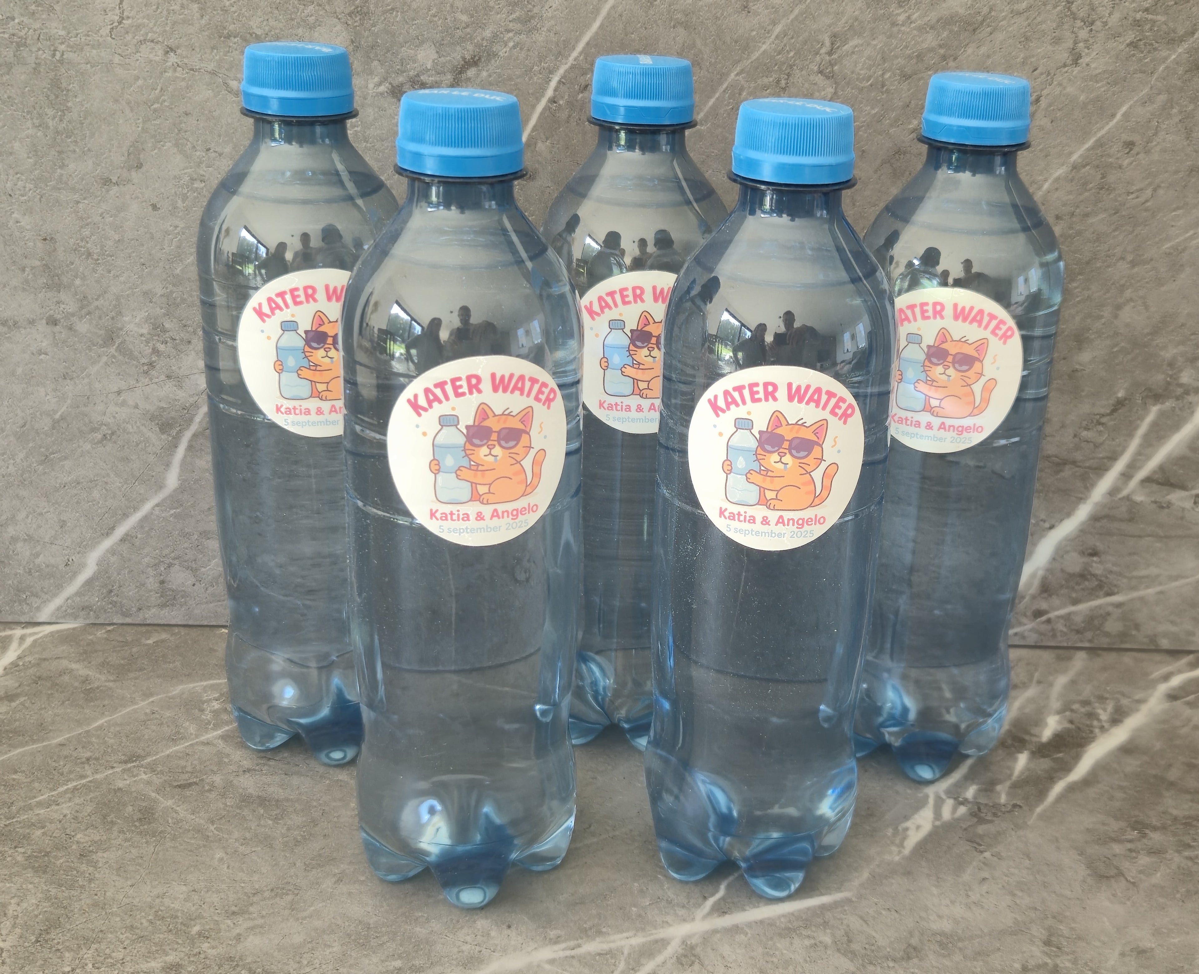Gepersonaliseerd katerwater