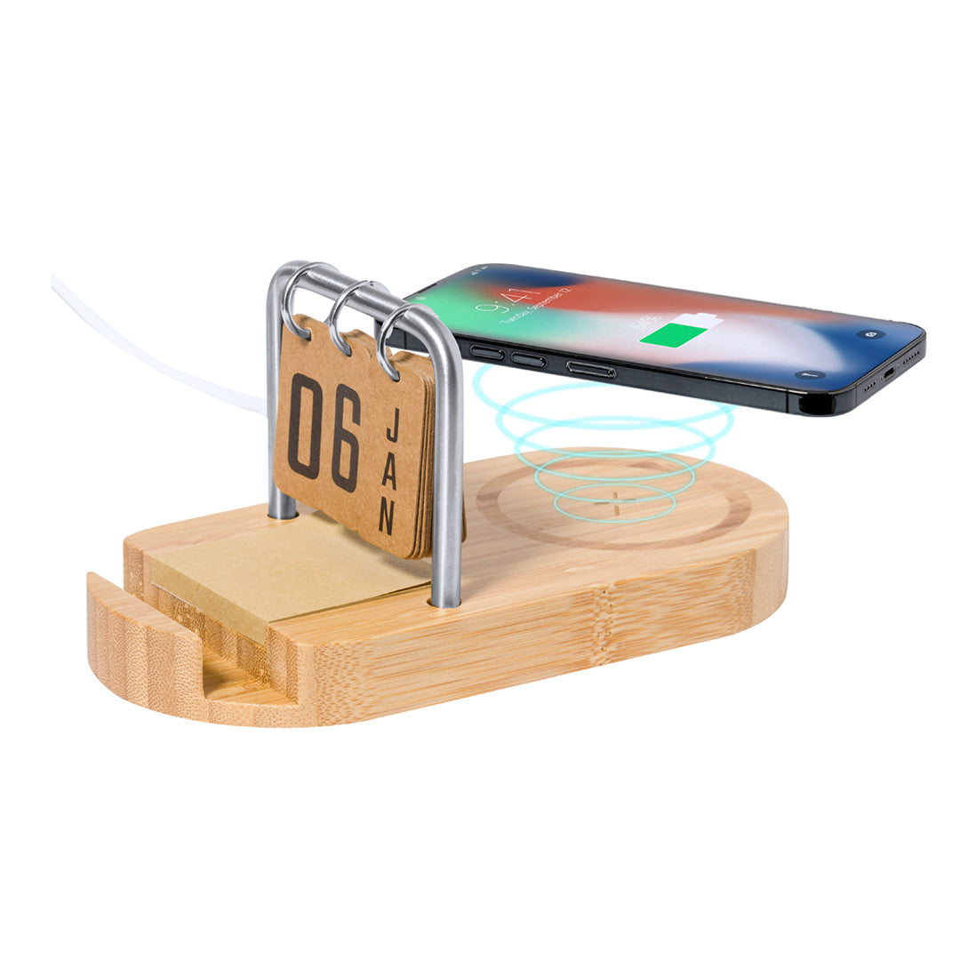 Oplader met GSM houder en kalender