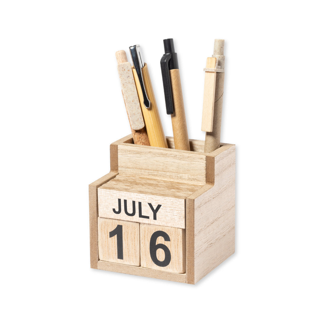 Pennenbakje met kalender