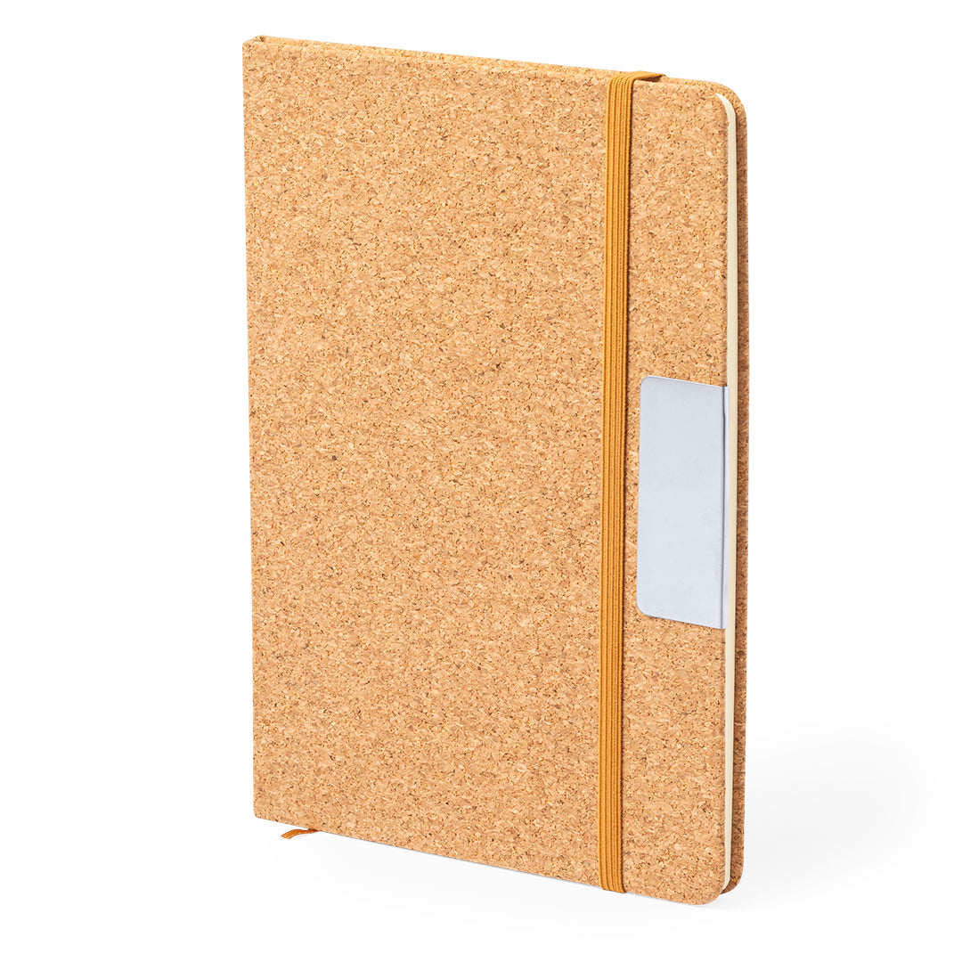Luxe schrijfset in kurk - incl. USB stick