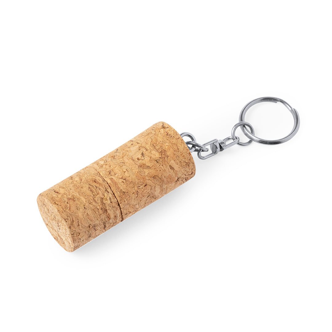 Luxe schrijfset in kurk - incl. USB stick