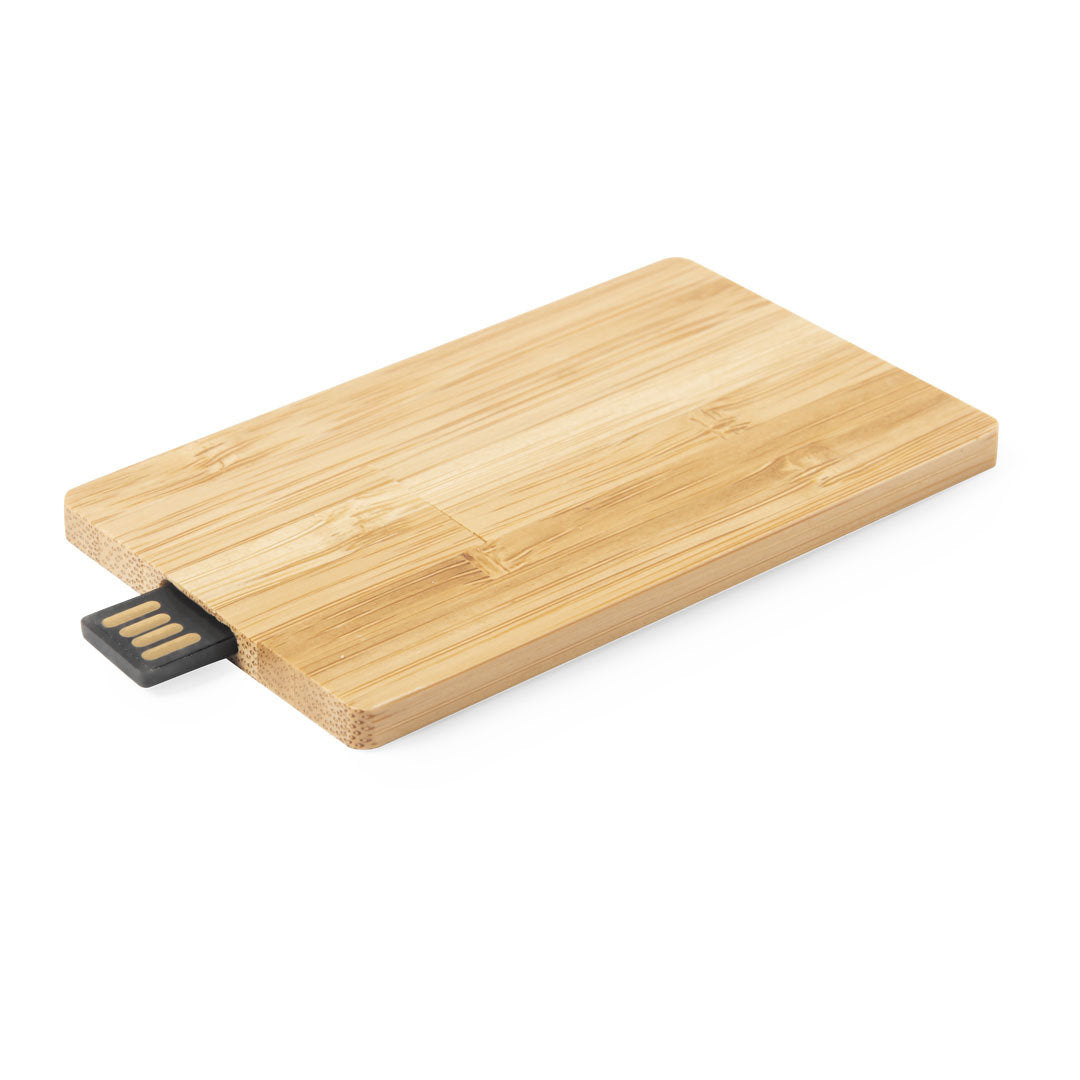 USB Bamboe kaart - 16GB (USB Stick)