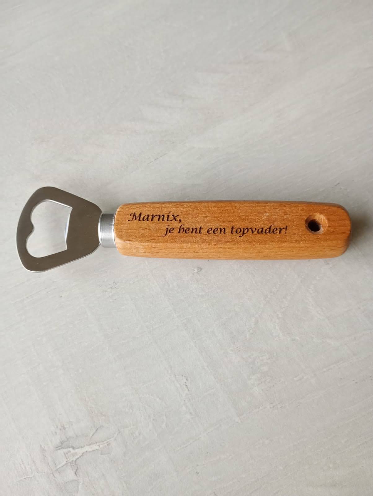 Flessenopener hout
