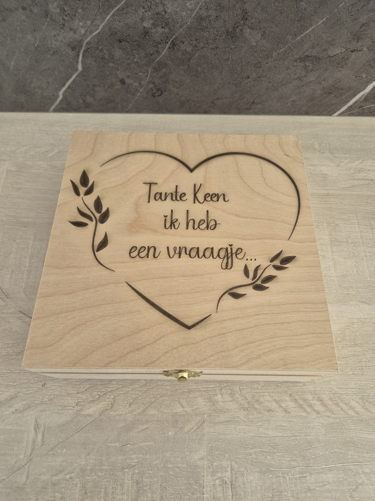 Geschenkkist, wij jij mijn ..... worden.