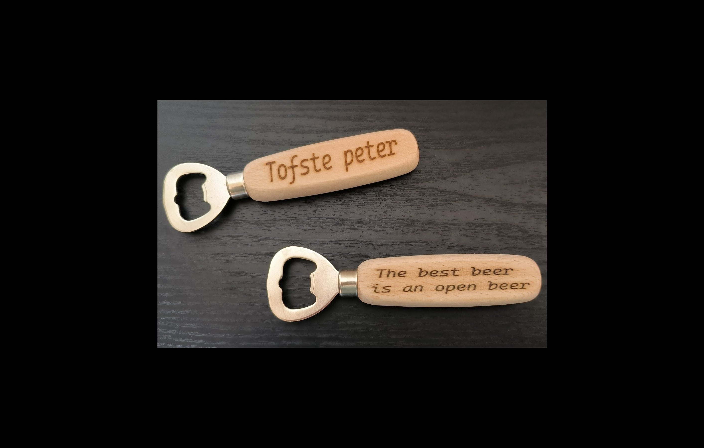 Flessenopener hout