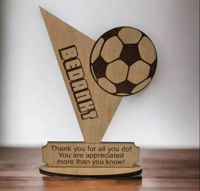 Voetbal trofee beker