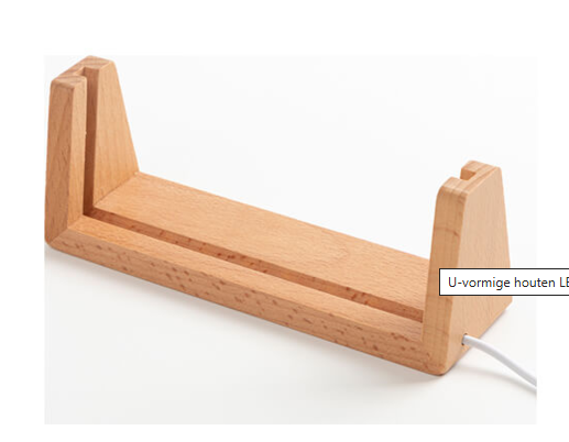 Fotokader met bijhorende lichtvoet