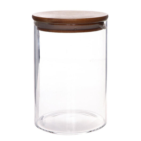 Bokaal met bamboe deksel – 1000ml