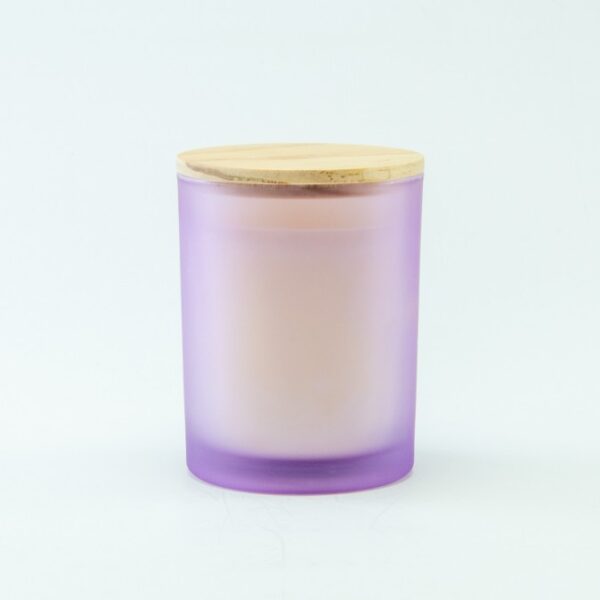 Mini geurkaarsje met houten deksel