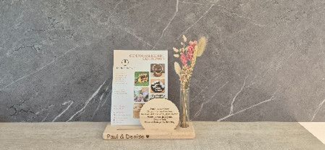 Fotokader met proefbuisje