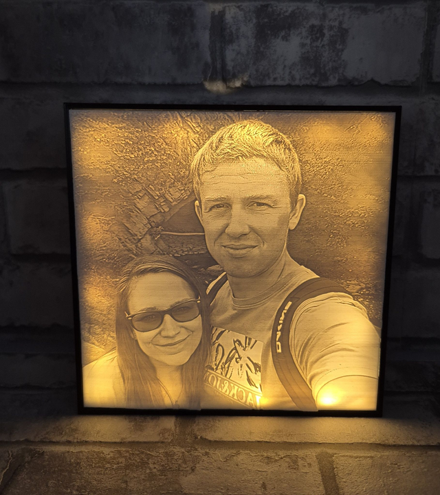 lightbox met eigen foto