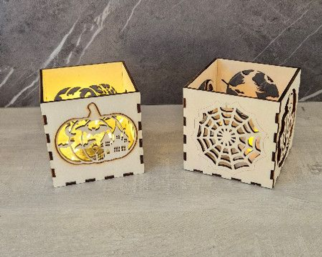 Halloween theelichthouder