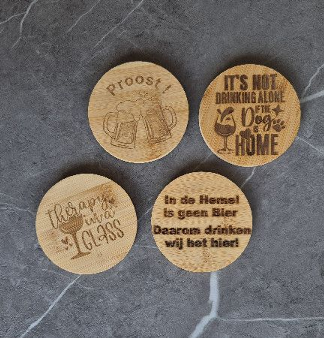 Onderleggers zonder houder