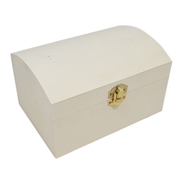 Kistje met bol deksel - Paulownia