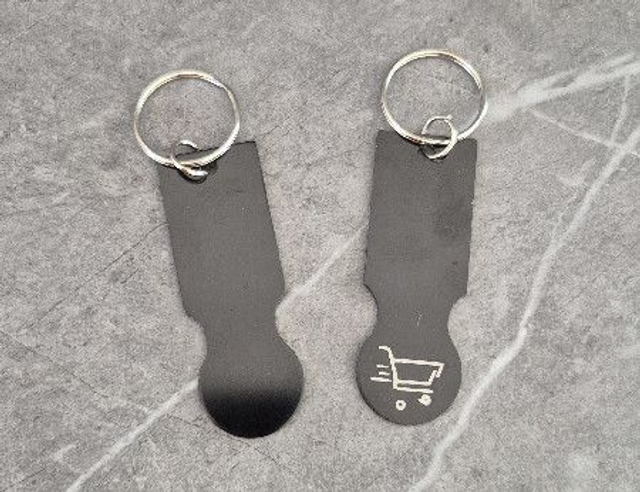 Munt Sleutelhanger – Gerecycleerd aluminium