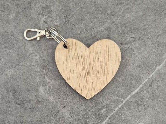 Sleutelhanger hart