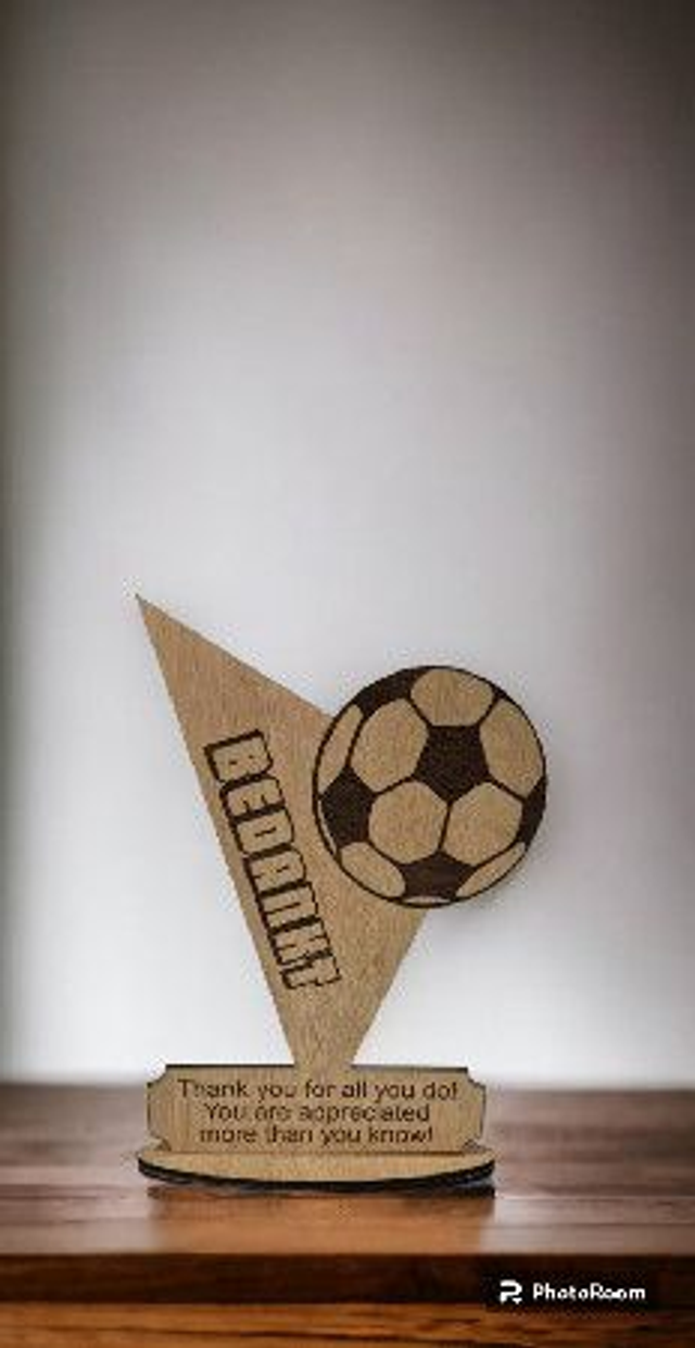 Voetbal trofee beker