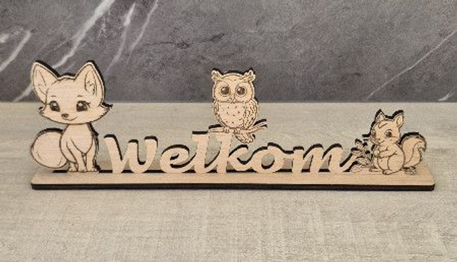 Welkomstbordje herfst