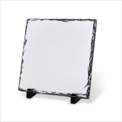 leisteen met foto incl. 2 voetjes